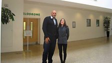 John Amaechi meets Victoria Pendelton