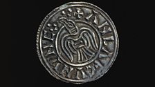 Penny of Anlaf Guthfrithsson of Northumbria (939–41). England. Silver.