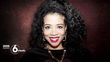 Kelis backstage at the 6 Music Festival 28th 2014