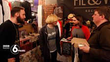 Tim Burgess at Cornershop record fair