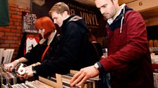 Browsing at the Cornershop record fair