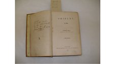 Special copy of Shirley given by Patrick Bronte to the Bronte’s servant Martha Brown