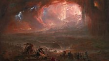 John Martin The Destruction of Pompei and Herculaneum 1822