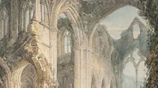 Joseph Mallord William Turner Tintern Abbey: The Crossing and Chancel, Looking towards the East Window 1794