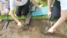 The excavation gets underway