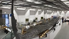 The installation of Roskilde 6 at the British Museum in the Sainsbury Exhibitions Gallery, January 2014