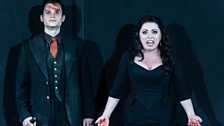 Matt Casey as Flavio, and Rebecca Evans as Rodelinda