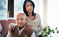 Kavita Puri and her father Ravi.