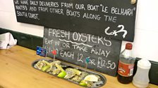 Veasey and Sons in-house oyster bar.