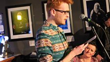 Padraig Regan during The Lifeboat poetry readings