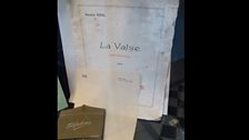 Score of La Valse, at Ravel's house at Montfort l'Amaury