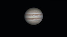 Jupiter through cloud