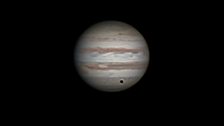 Callisto transits Jupiter