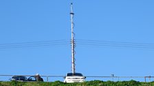 The radio car on the cliffs at Scratby