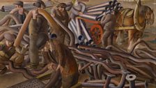 Stanley Spencer's 'Plumbers' (detail)