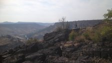 Warm Springs Indian Reservation in north central Oregon