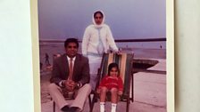 Gunwant Grewal loved trips to the beach on arrival in England