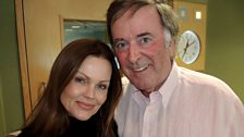 Sir Terry Wogan with Belinda Carlisle.