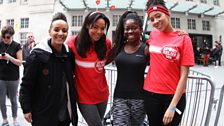 1Xtra ladies Adele, Sarah-Jane, Clara & Yasmin are representing