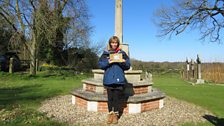 After finding clue five at the community centre in North Walsham, Julie headed to the village of Sloley for the treasure