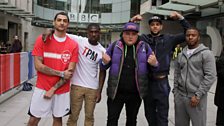 Charlie Sloth brings along artists Mic Righteous, Smiler, Meridian Dan & Bossman Birdie for the MCs race!