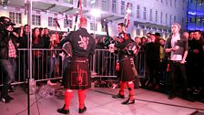 A final song from the Red Hot Chilli Pipers