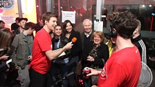 Greg James and Grimmy's family and friends get in the box for the final minute!