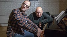 Neil Innes and Adrian Edmondson