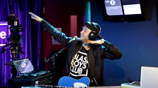 Jax Jones channelling Usain Bolt