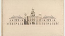 Design (elevation) for the facade of the Horse Guards facing East (Whitehall) 1753