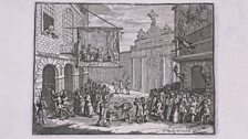 Masquerades and Operas, Burlington-gate, or "The Bad Taste of the Town" by William Hogarth, 1724