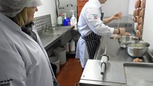 Making sausages at Edge and Son Butchers