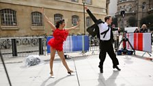 Strictly stars: Kevin Clifton and Karen Hauer