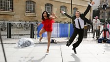 Strictly stars: Kevin Clifton and Karen Hauer