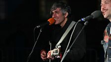 Keith Murray from We Are Scientists performs for Jo