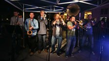 The Hackney Colliery Band play Toto's Africa for Jo