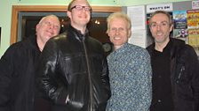 Roger Davies with Lee, David and Mark Durberville at ˿ Leeds