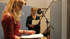 Emma Harding working with Hattie Morahan