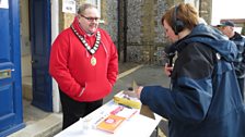 Clue one led Kirsteen to the Sport Relief Mile event in Cromer