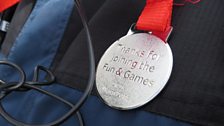 Kirsteen's Sport Relief medal