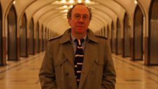 Ben Macintyre standing in the Mayakovskaya metro station in Moscow