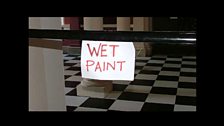 Wet paint