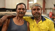 Azeem Johnny Khan and his brother Tom, Aboriginal descendants of the Afghan cameleers.