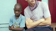 Photographer Tim Hetherington at his Liberia Street Studio