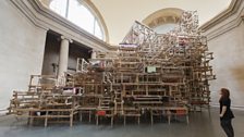 Phyllida Barlow, dock 2014, Installation views: Tate Britain 2014