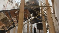 Phyllida Barlow, dock 2014, Installation views: Tate Britain 2014