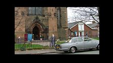 The bride's car.