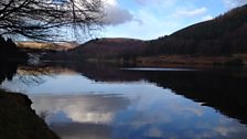 View towards The Derwent Dam