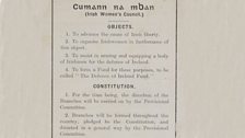 Leabhrán bhallraíochta do Chumann na mBan