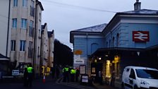 The hive of activity at Dawlish this morning